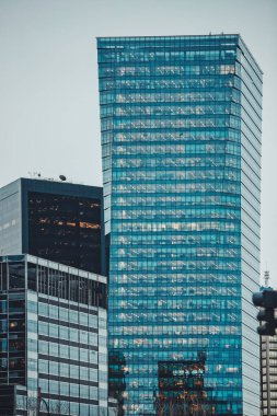 Şehirdeki modern gökdelenler