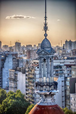Arjantin 'in Buenos Aires şehrinin hava manzarası