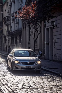 Buenos Aires 'teki sokak manzarası, Arjantin 