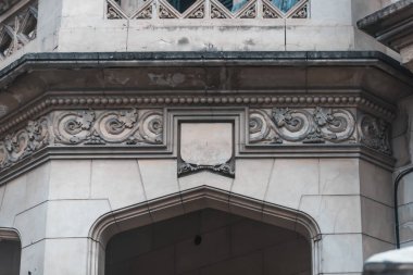 Paris, Fransa-Eylül 27, 2019: Barselona şehrinin ön cephesi