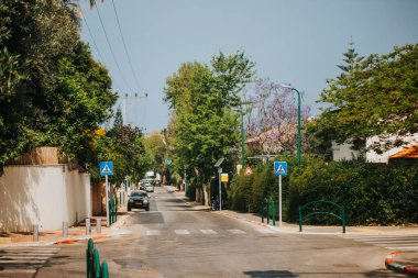 Barselona, İspanya 'nın sokak manzarası
