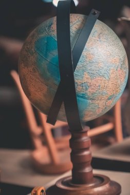 Dünya küresinin yakın görüntüsü