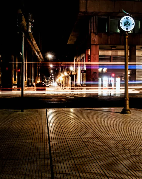 Visão Noturna Cidade Stockholm Suécia — Fotografia de Stock