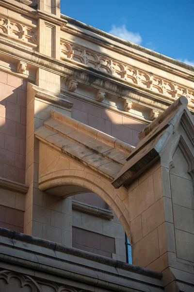 Fachada Del Edificio Ciudad Barcelona — Foto de Stock