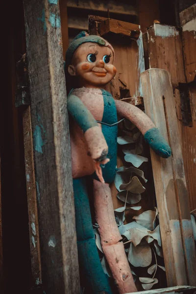 Old Doll Close View — Fotografia de Stock