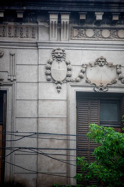 Vecchia Porta Pietra Nella Città Barcellona — Foto Stock