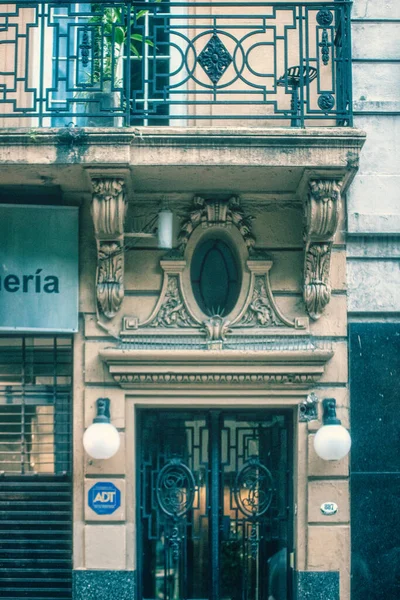 Velha Porta Madeira Cidade — Fotografia de Stock