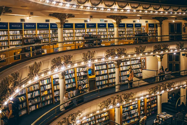 Buenos Aires Argentina Settembre 2019 Ateneo Ateneo Elegante Cinema Diventato — Foto Stock