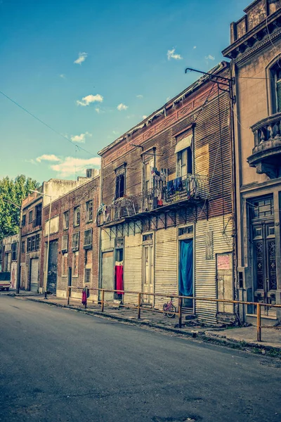 Velho Edifício Abandonado Cidade — Fotografia de Stock