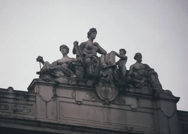 Estátua Cidade Marco Mais Famoso Centro República Checa — Fotografia de Stock