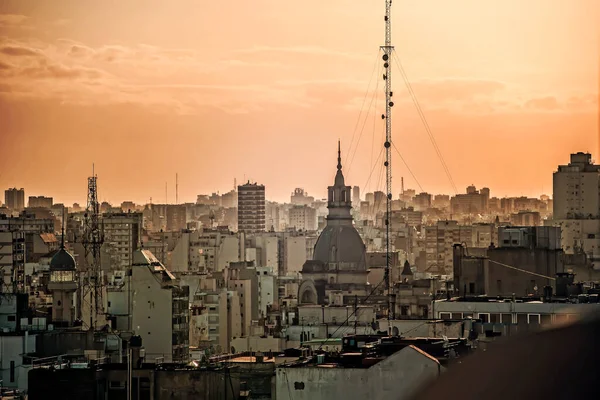 Widok Lotu Ptaka Miasto Buenos Aires Argentyna — Zdjęcie stockowe
