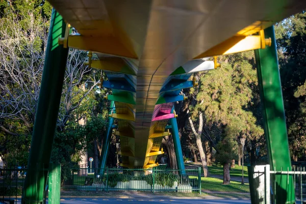 Amusement Park Slide Close View — Photo