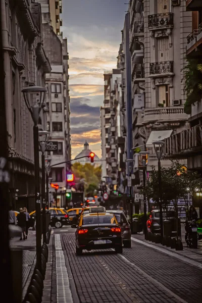 Street Cityscape Buenos Aires Argentína — Stock Fotó