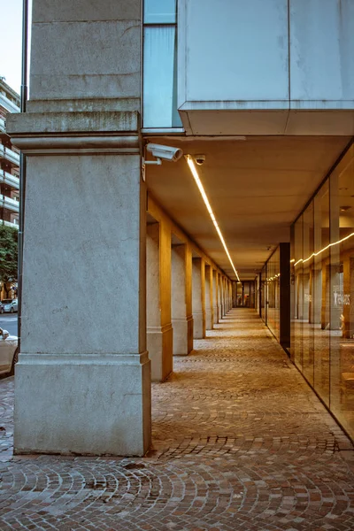 Der Eingang Zur Straße Der Stadt Stockholm — Stockfoto