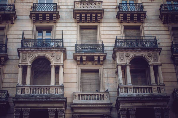 Fachada Edifício Cidade Barcelona — Fotografia de Stock