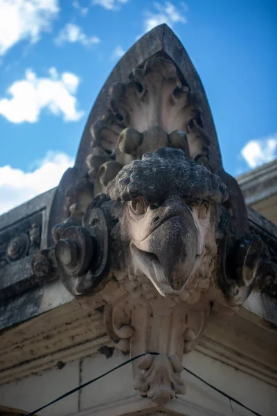 Detalle Fachada Del Antiguo Edificio Histórico —  Fotos de Stock