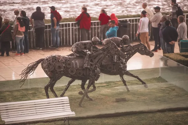 Paardenrennen Buenos Aires Argentinië — Stockfoto