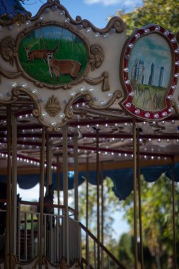 Buenos Aires, Arjantin - 2 Eylül 2019: Buenos Aires Atlıkarınca