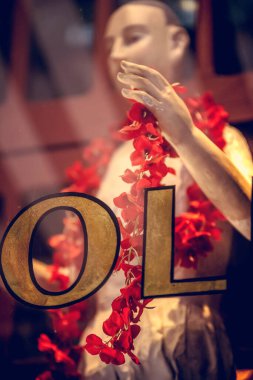 mannequin  in shop window in Buenos Aires, Argentina