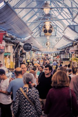 Buenos Aires 'in sokak hayatı, Arjantin. Sokaktaki insanlar