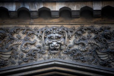 İsrail Eyaleti 'nin başkentindeki binanın ön cephesi.