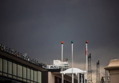 Buenos Aires, Arjantin 'deki binanın dış detayları.