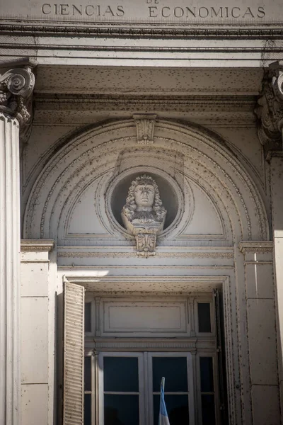 Dettaglio Una Facciata Edificio Nella Città Venezia Italia — Foto Stock