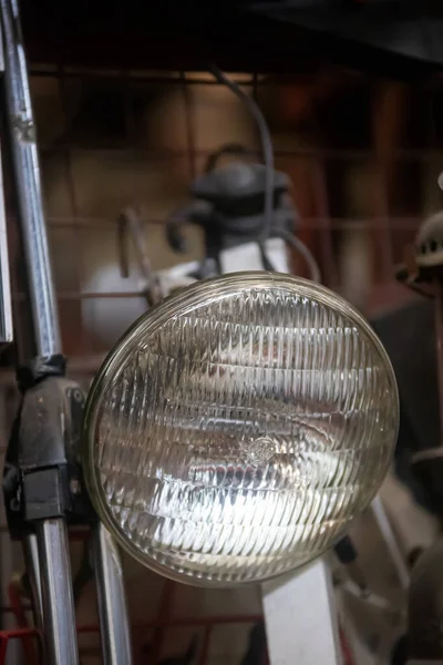 Old Vintage Headlight Close View — 스톡 사진