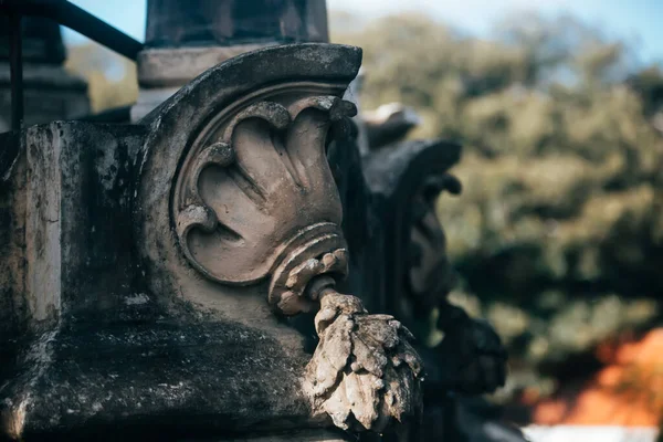 Antigua Estatua Piedra Ciudad Tailandia —  Fotos de Stock