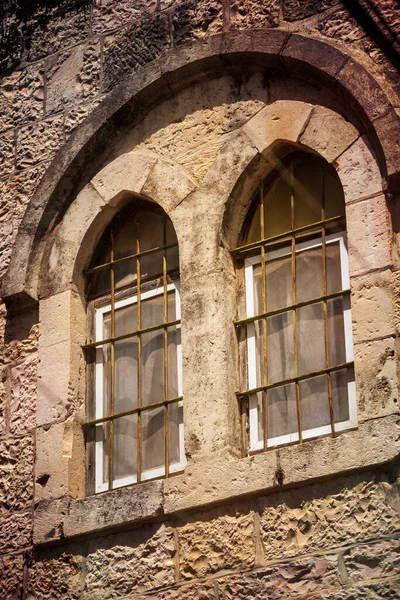 Alte Steinmauer Der Stadt Jerusalem Israel — Stockfoto