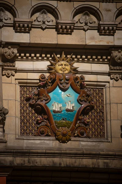 Detail Einer Alten Kathedrale Prag Spanien — Stockfoto