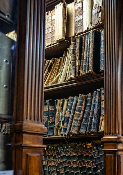 Libros Viejos Biblioteca — Foto de Stock