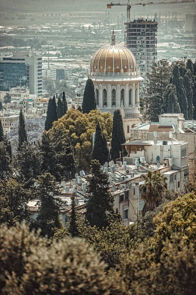 Haifa Israel November 7Th 2019 Bahai Shrine Architecture — Stok fotoğraf