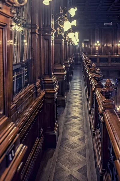 Interior Una Antigua Biblioteca Buenos Aires Argentina —  Fotos de Stock