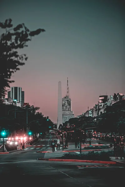 Street Cityscape Buenos Aires Argentína — Stock Fotó