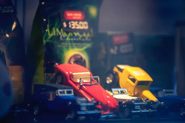 Vintage Cars Toys Close View — ストック写真