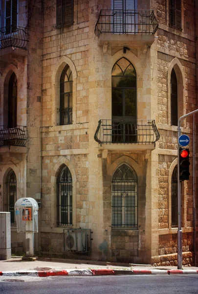 Kudüs Srail Deki Eski Bina — Stok fotoğraf