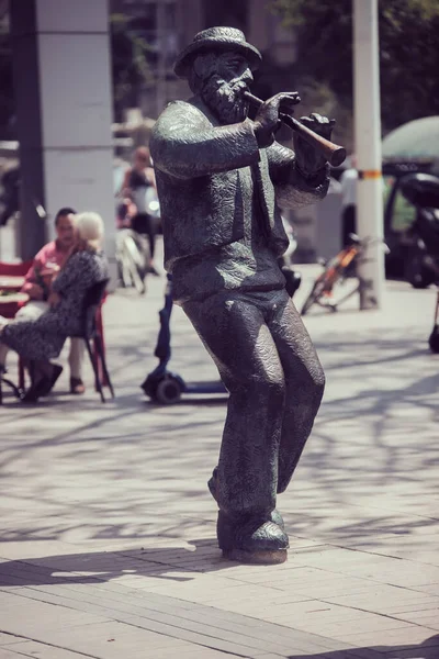 Estatua Del Hombre Ciudad — Foto de Stock