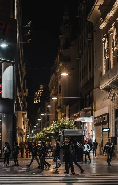 Vue Sur Belle Rue Buenos Aires — Photo