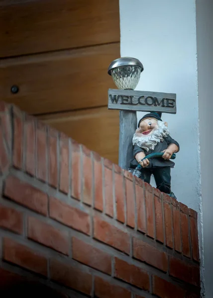 Close View Gnome Figurine — Fotografia de Stock