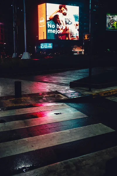 Buenos Aires Αργεντινή Αυγούστου 2019 Νυχτερινές Λήψεις Στο Κέντρο Του — Φωτογραφία Αρχείου