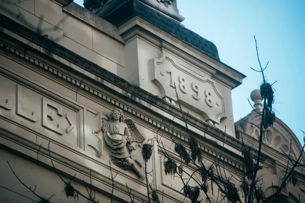 Die Fassade Des Gebäudes Der Stadt Stockholm — Stockfoto