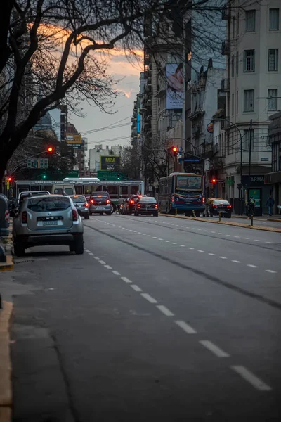 Utsikt Över Vackra Gatan Buenos Aires — Stockfoto