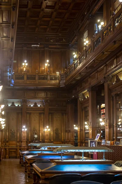 Innenraum Einer Alten Bibliothek Buenos Aires Argentinien — Stockfoto