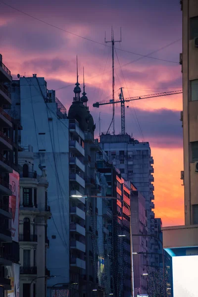 Belle Vue Nuit Sur Ville Buenos Aires Argentine — Photo