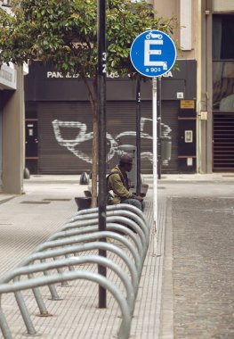 Buenos Aires 'te sessiz bir cadde