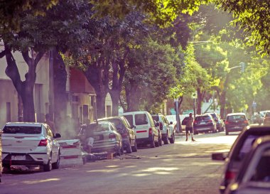 Buenos Aires 'te sessiz bir cadde