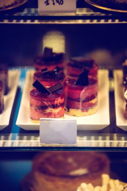 Lezzetli tatlı manzarası