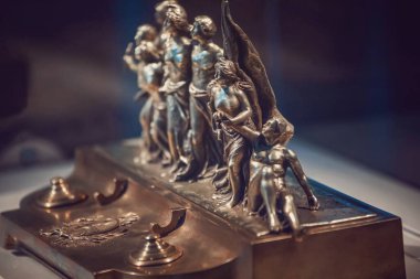 Vintage biblonun yakın plan görüntüsü