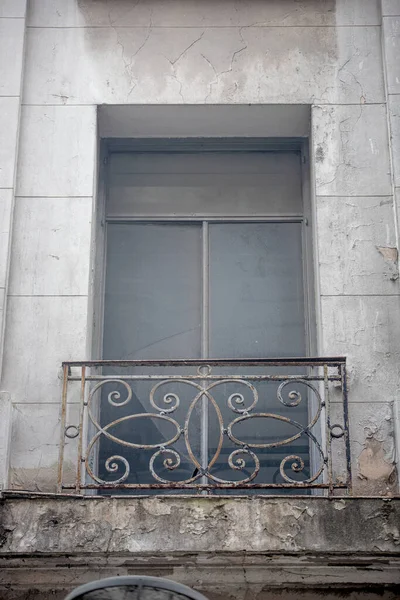 Detalhe Fachada Edifício Histórico Velho — Fotografia de Stock